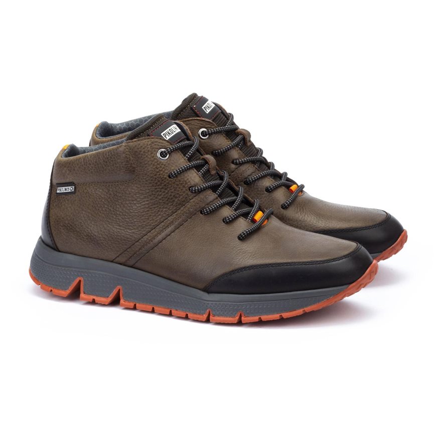 Men's Pikolinos FERROL Sneakers Brown | NZ D9Q7201